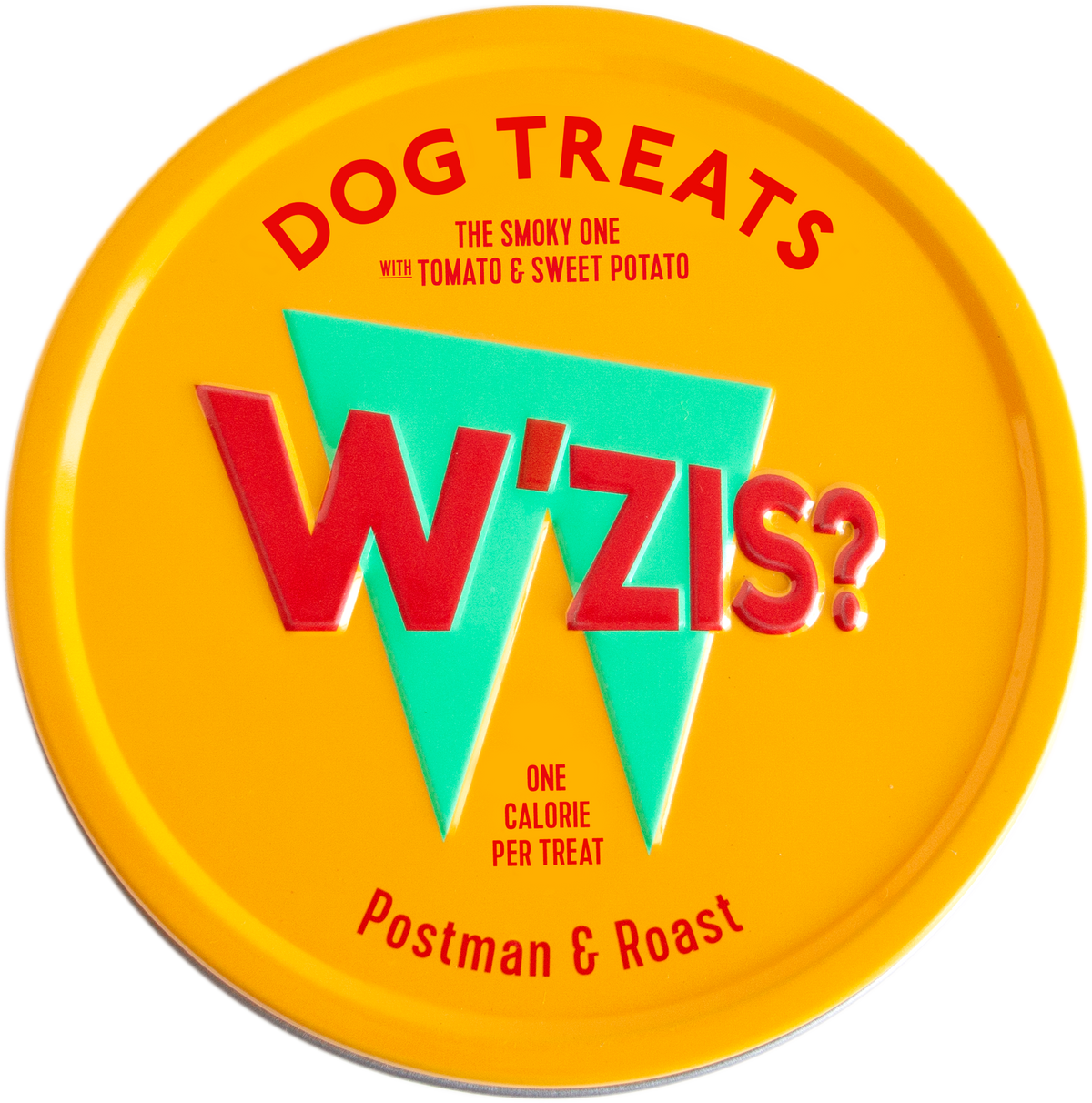 W'ZIS Postman & Roast 1-Calorie Dog Treat Tin - Smoky Flavour 50g