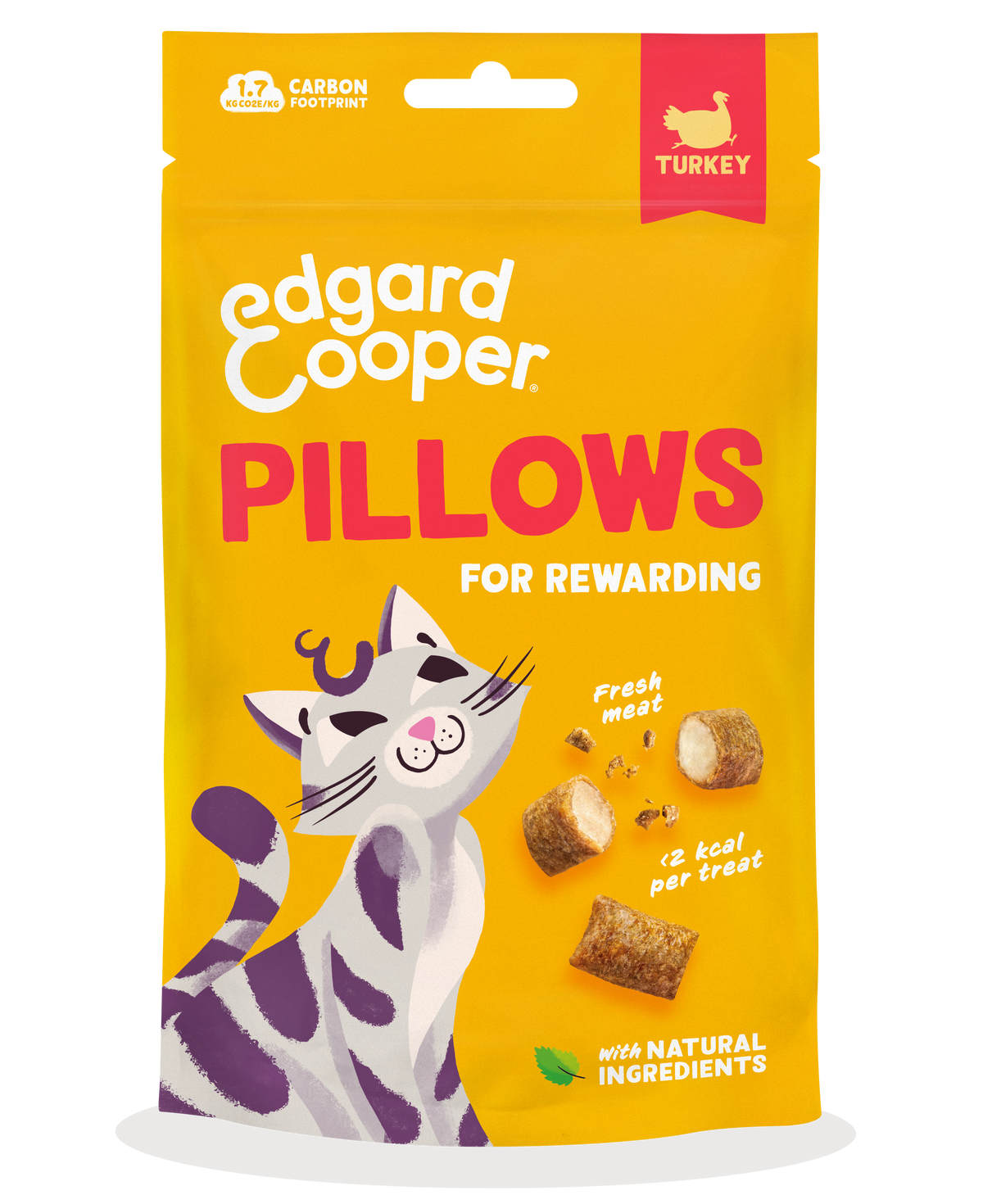 Edgard & Cooper Cat Turkey Pillows 60g