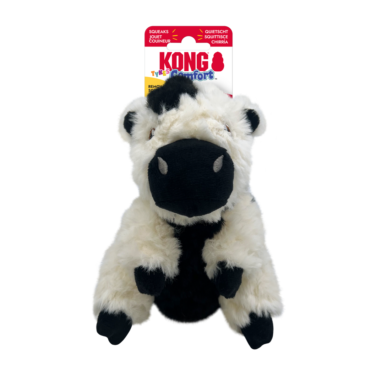 KONG Comfort Tykes Cow Dog Toy Small