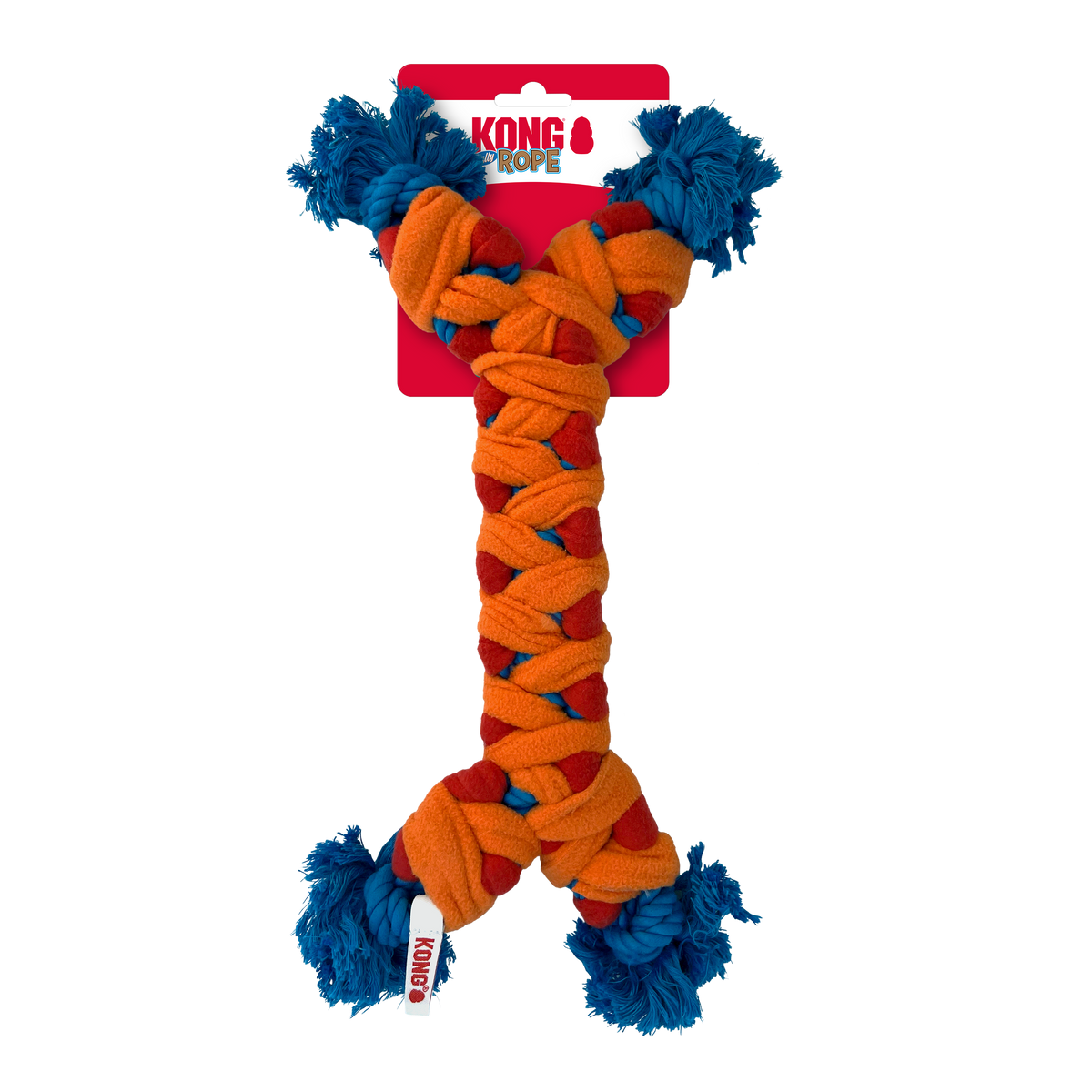 KONG Rope Rally Bone Dog Toy Medium