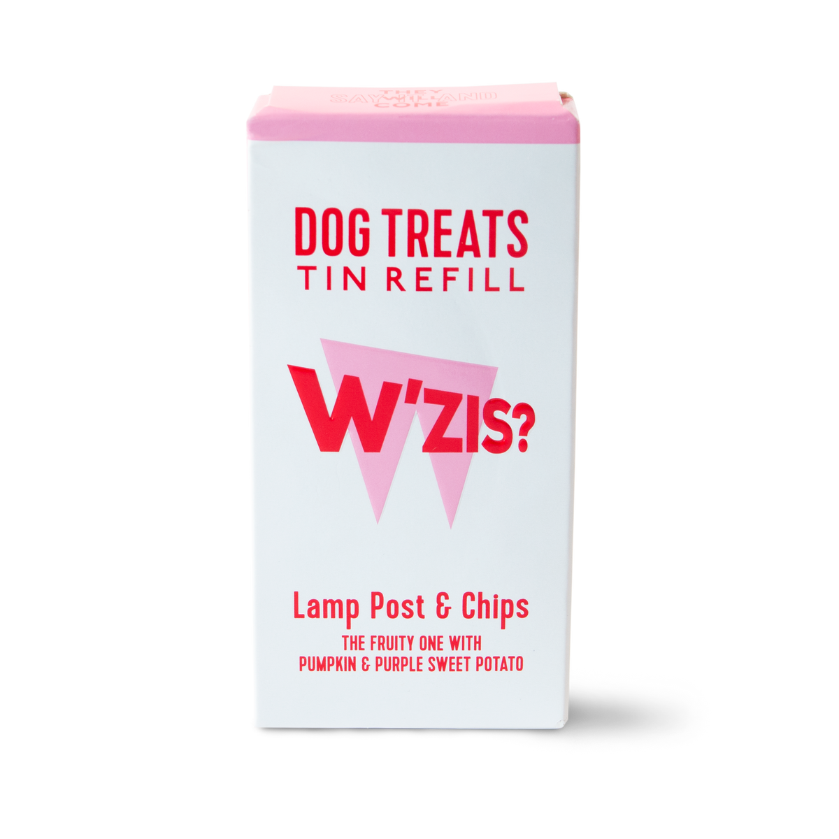 W'ZIS Lamp Post & Chips 1-Calorie Dog Treat Carton - Fruity Flavour 48g