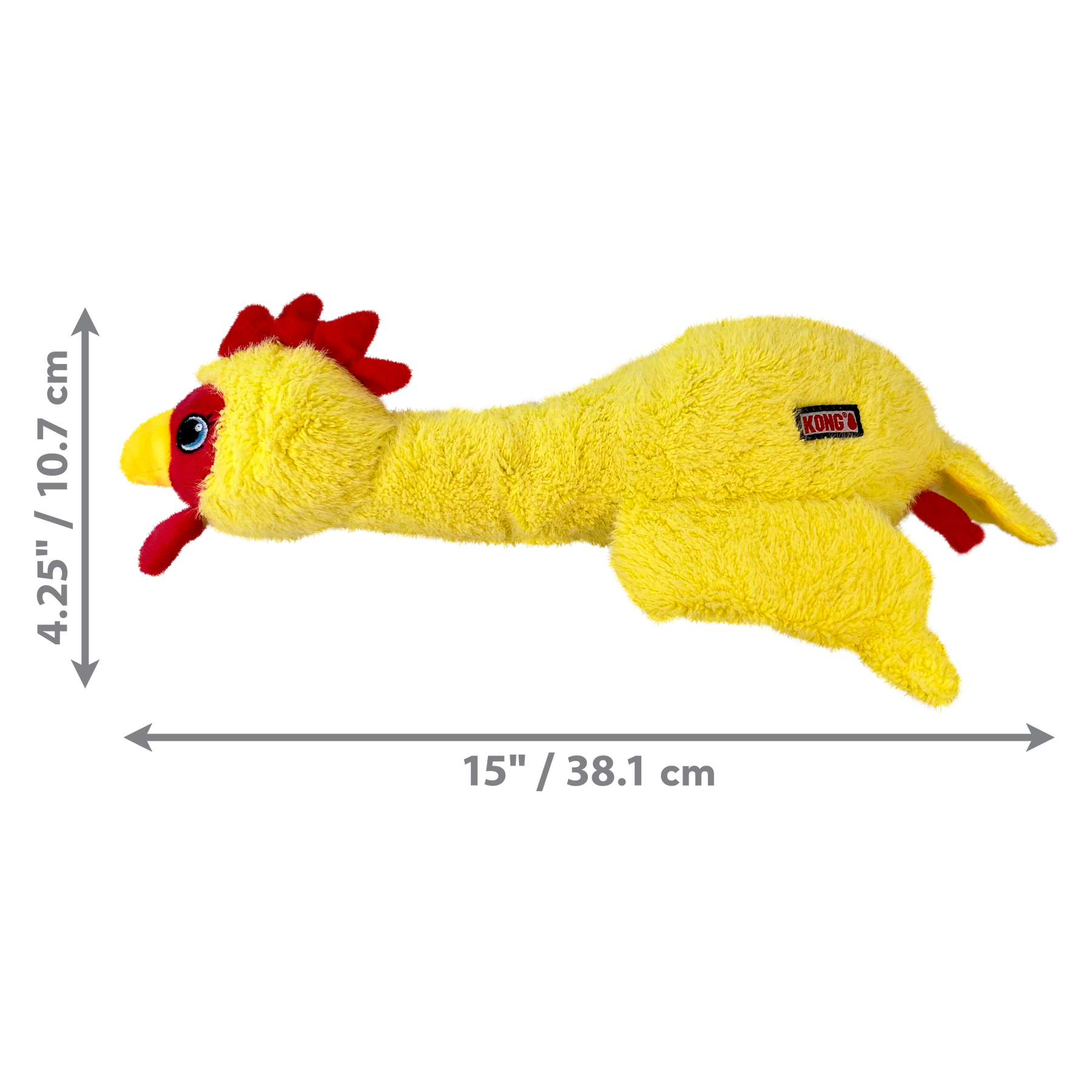 KONG Scruffs Chicken Dog Toy Medium/Large