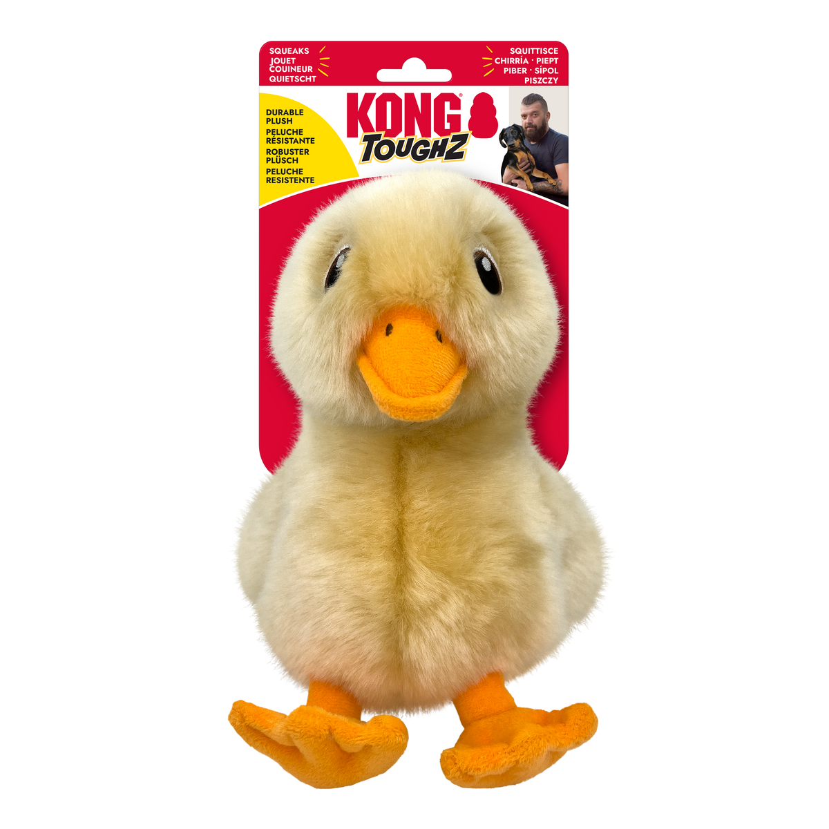 KONG Toughz Duck Dog Toy Medium