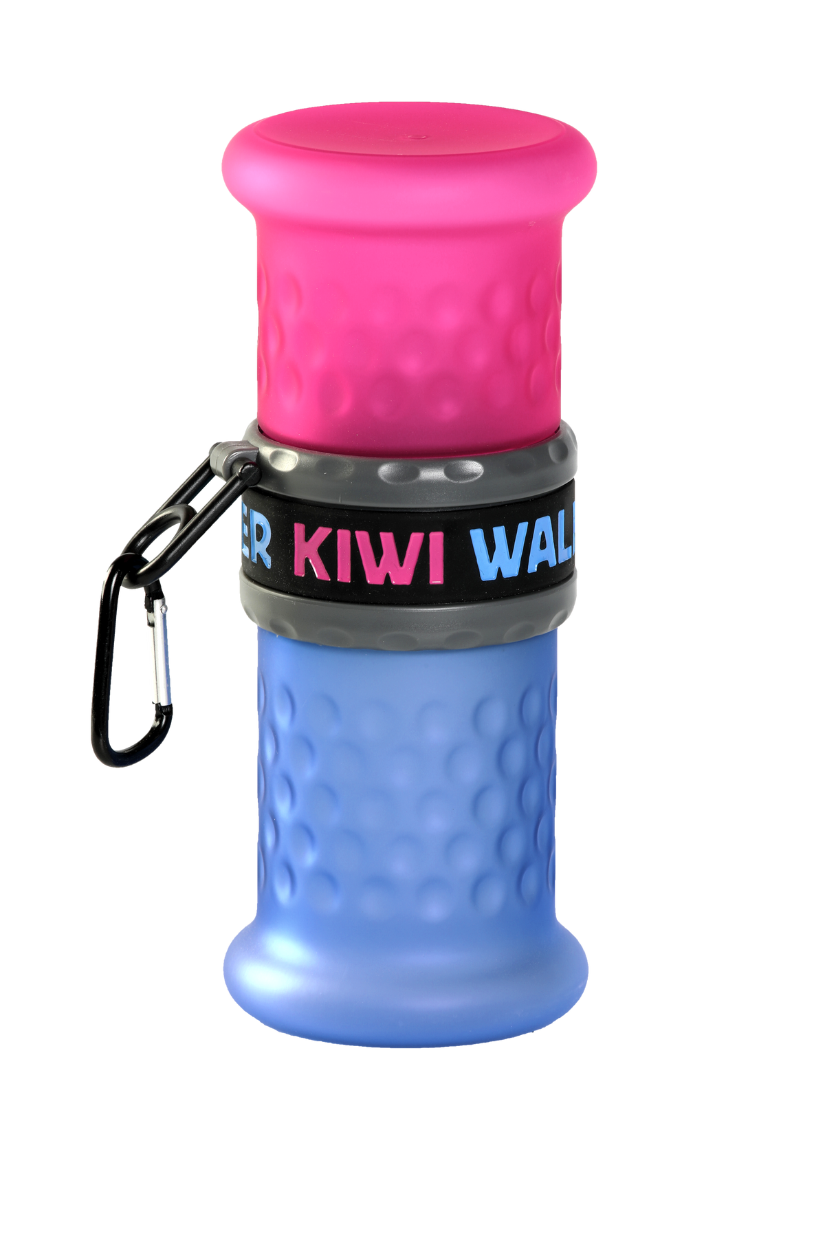 Kiwi Walker Travel Bottle 2-in-1 Pink/Blue
