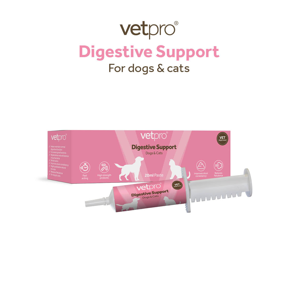 Vetpro Digestive Function Probiotic Paste