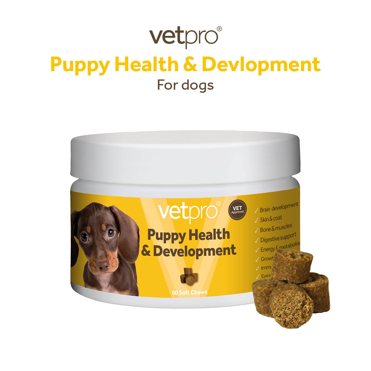 Vetpro Chews Puppy Health & Development