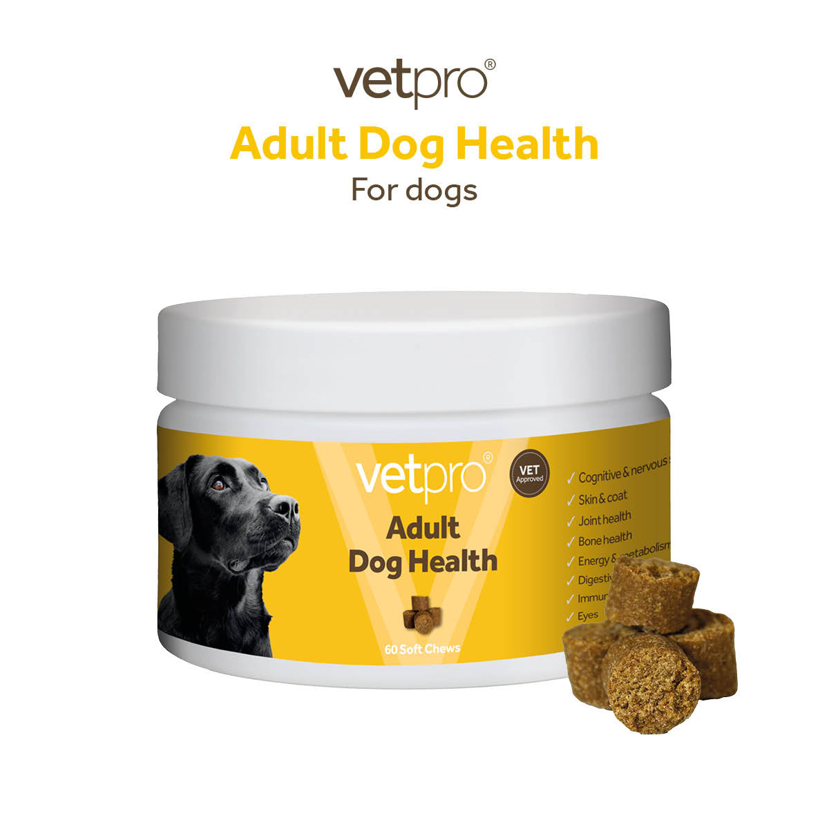 Vetpro Chews Adult Dog Health