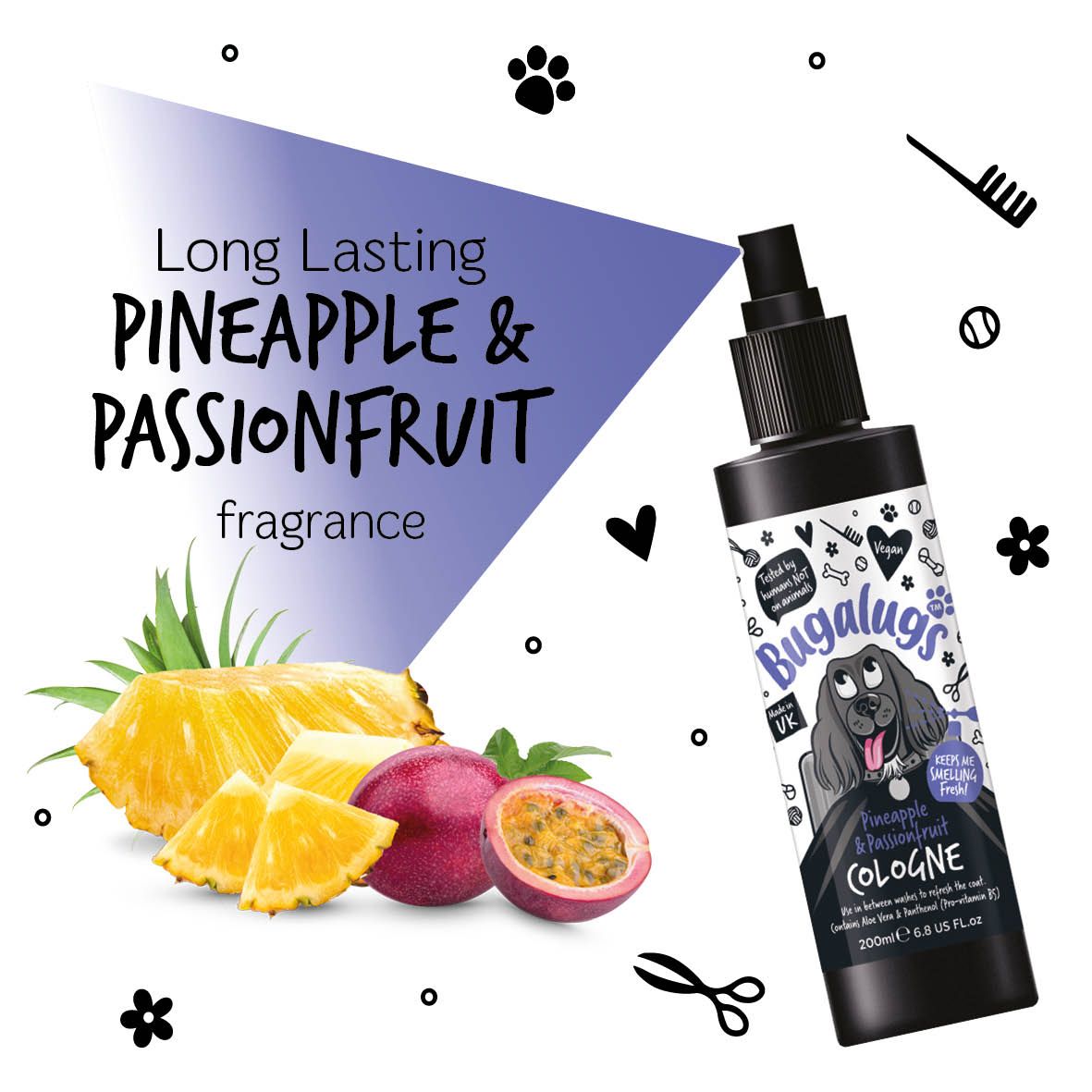 Bugalugs Pineapple & Passionfruit Dog Cologne