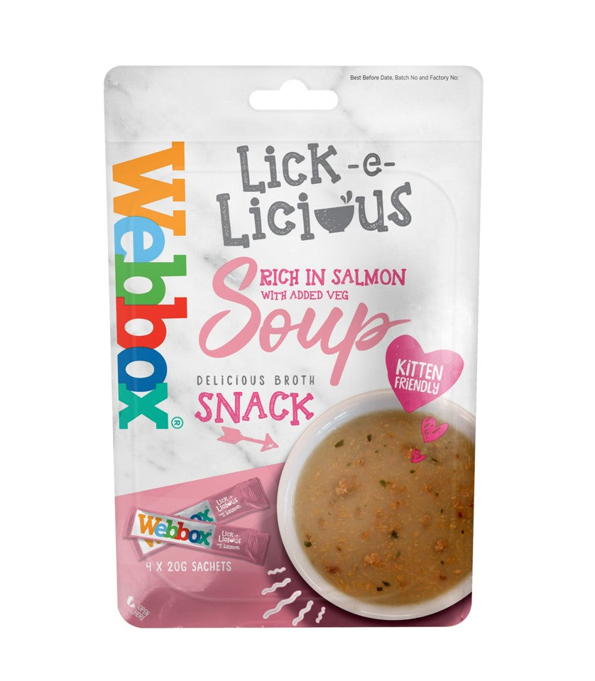 Webbox Cat Lick-e-Licious Salmon Fillet (1 pack/ 18 packs)
