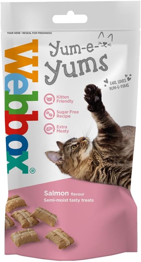 Webbox Cat Yum-e-Yums with Salmon (9x40g)