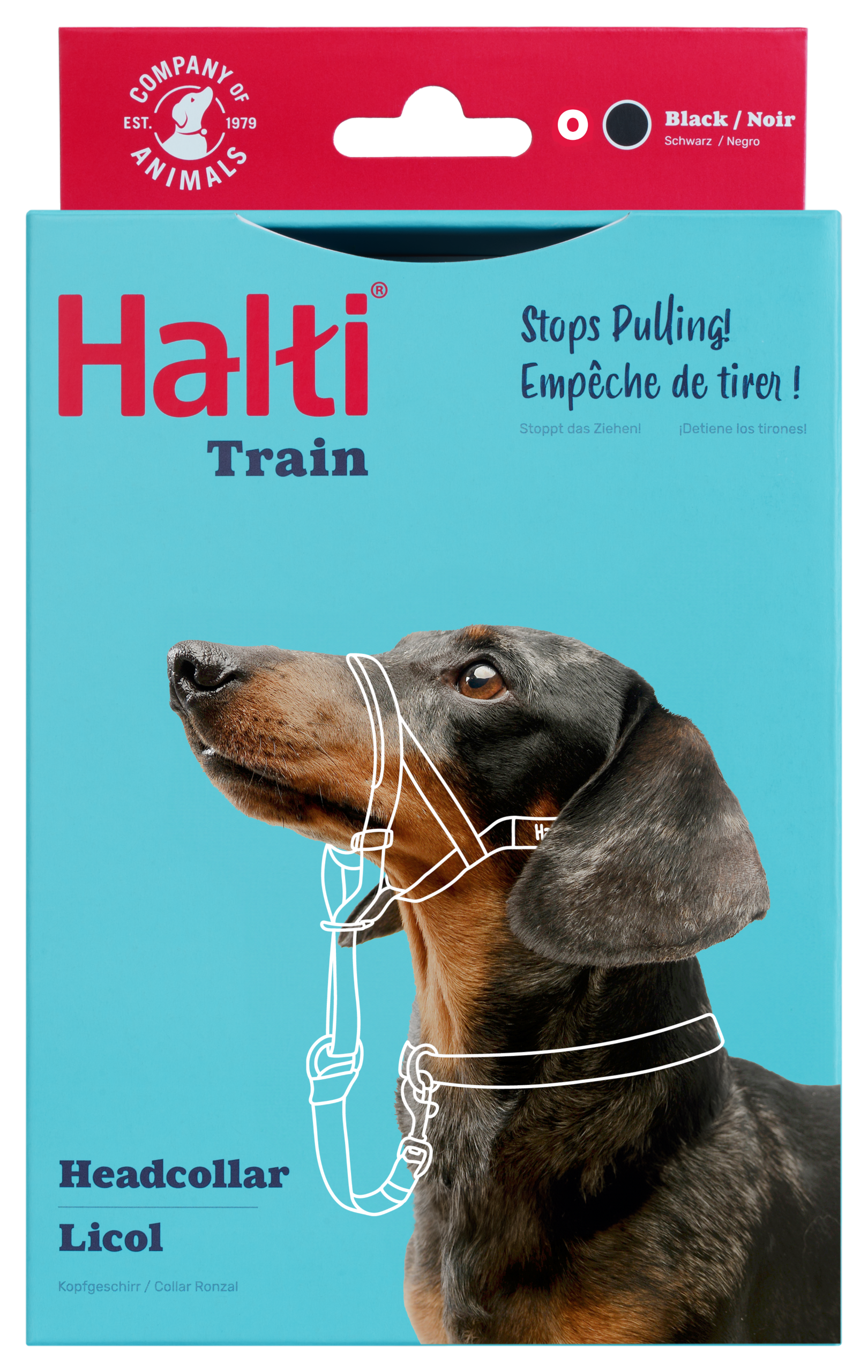 Halti Dog Headcollar Black
