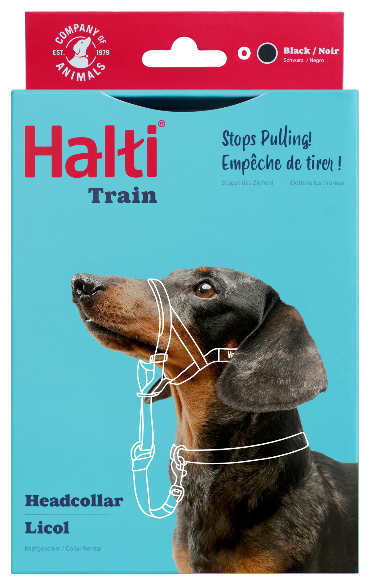 Halti Dog Headcollar Black