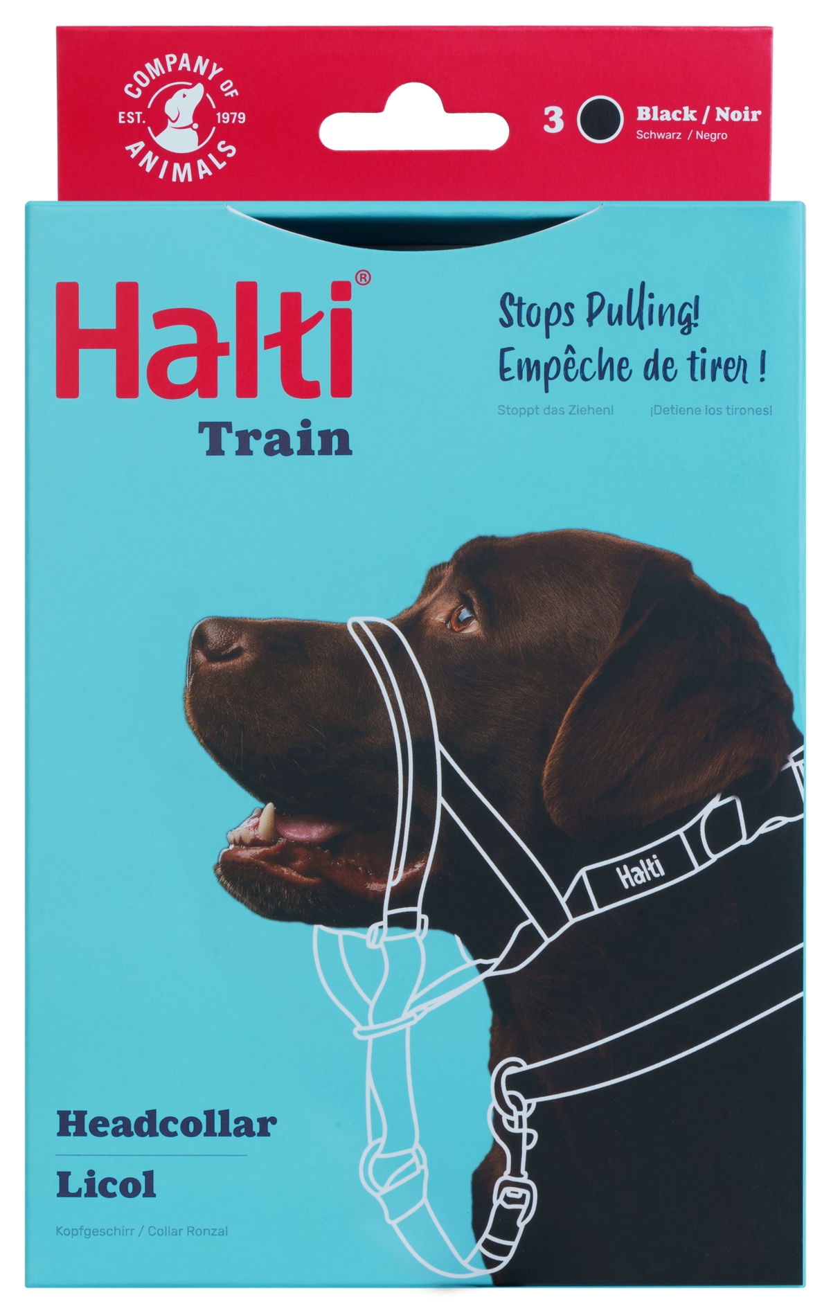 Halti Dog Headcollar Black