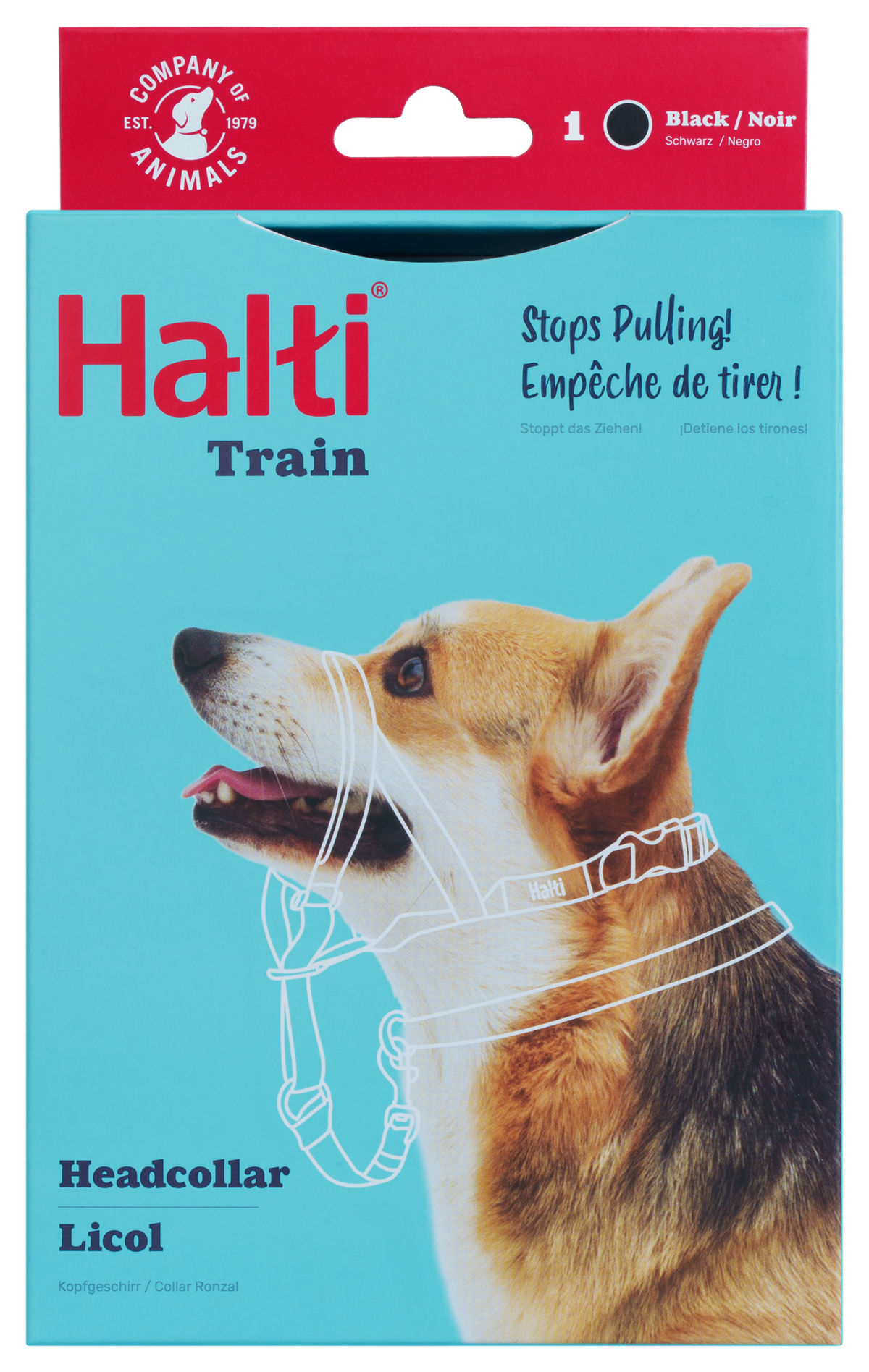 Halti Dog Headcollar Black