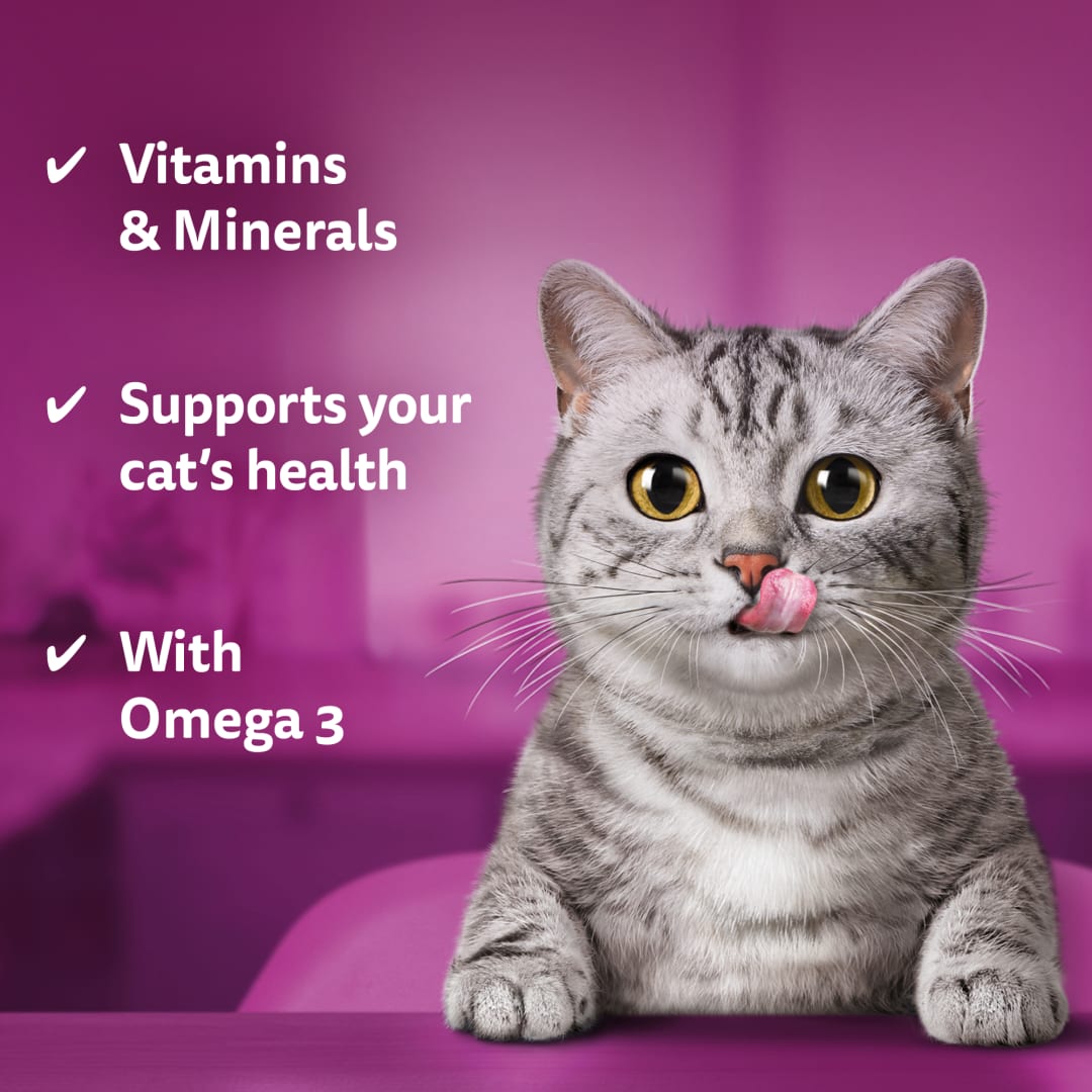 WHISKAS Dentabites Cat Treats with Chicken
