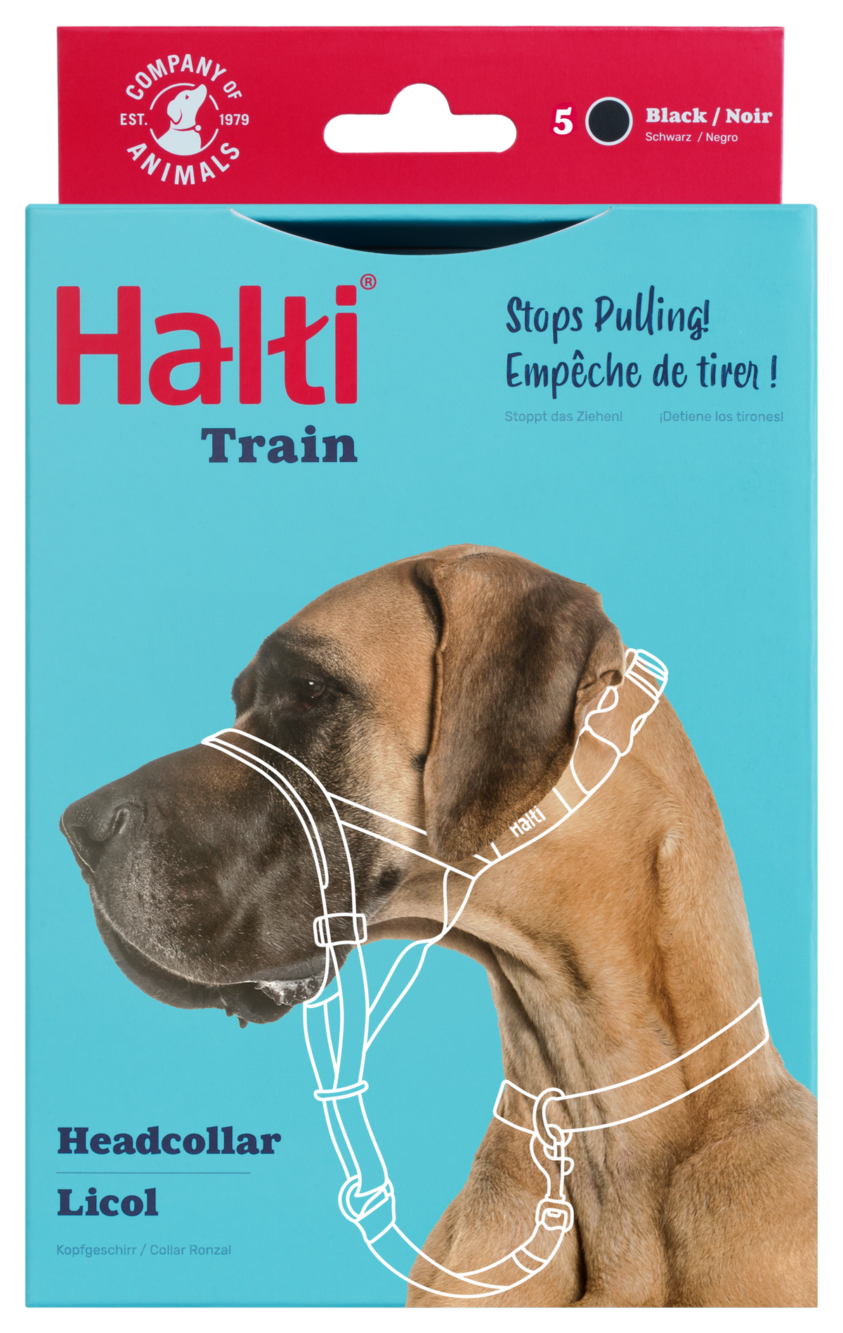 Halti Dog Headcollar Black