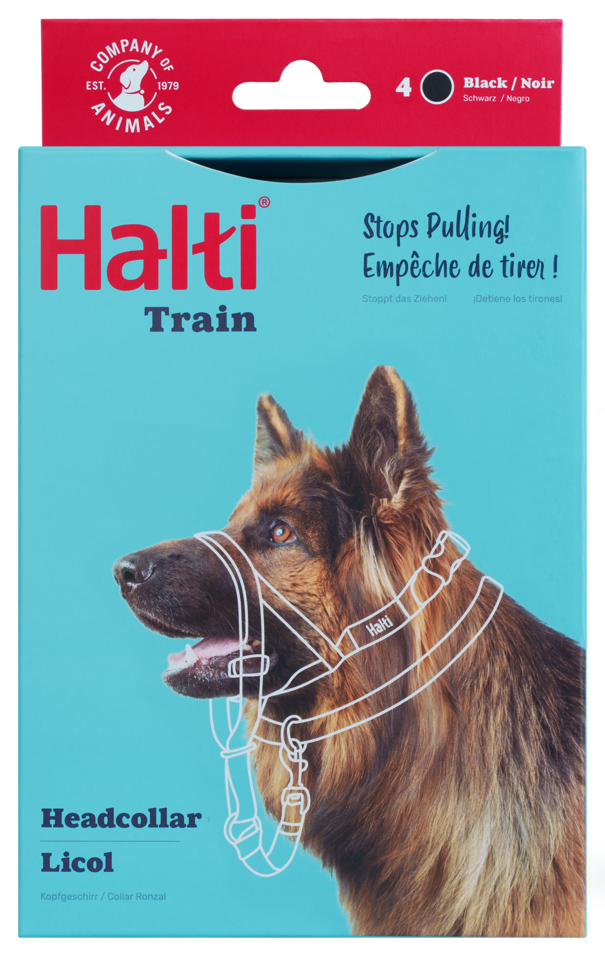 Halti Dog Headcollar Black