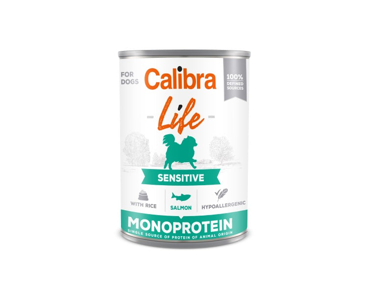 Calibra Dog Life Can Sensitive Salmon & Rice