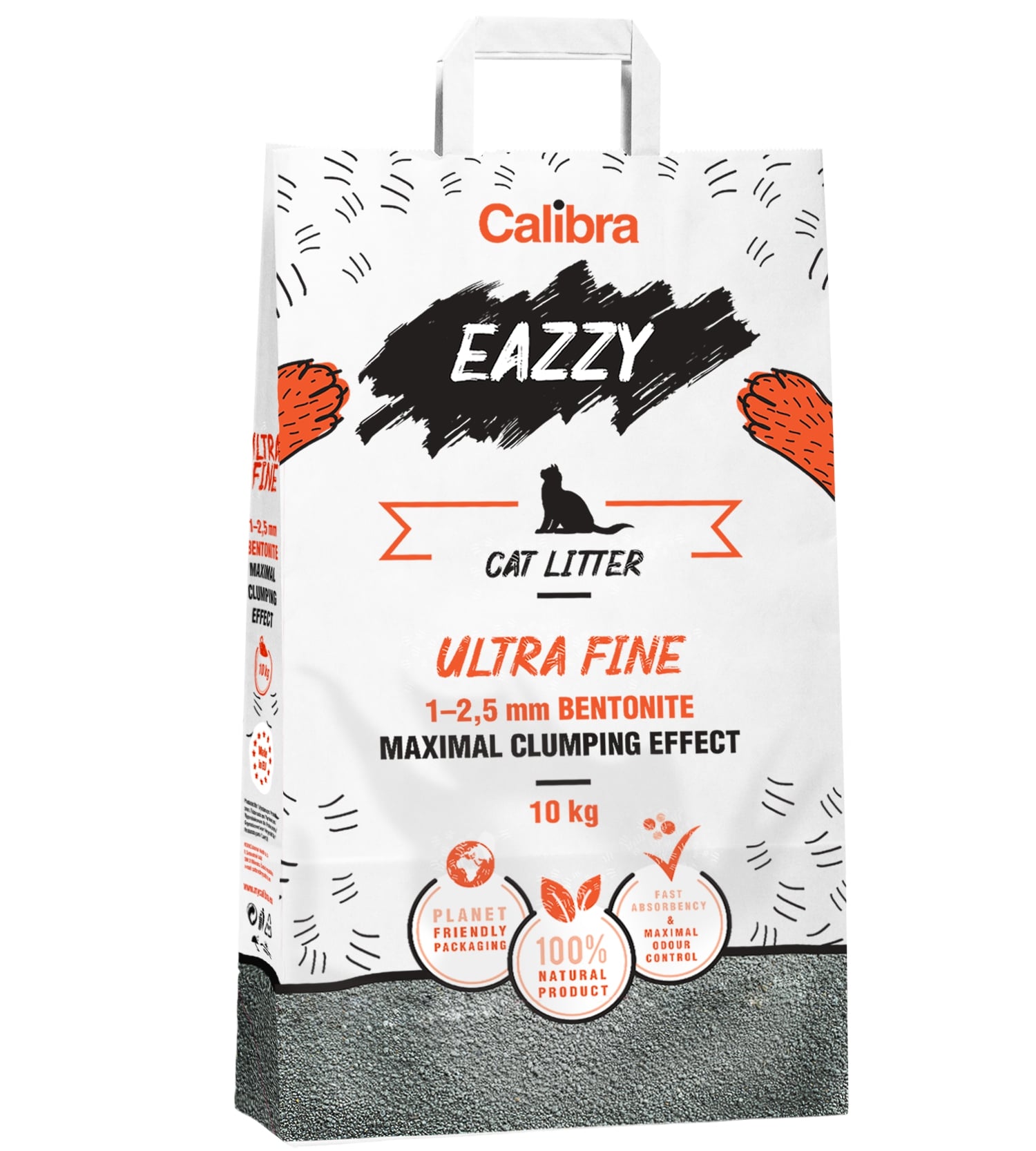 Calibra EAZZY Cat Litter Ultra Fine 10kg