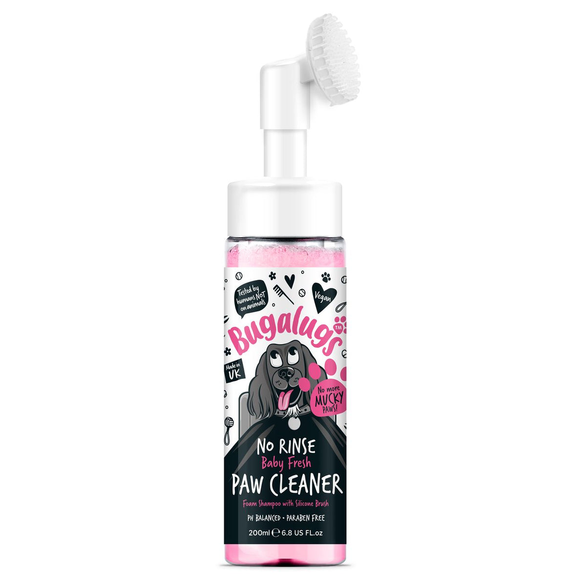 Bugalugs No Rinse Paw Cleaner Baby Fresh