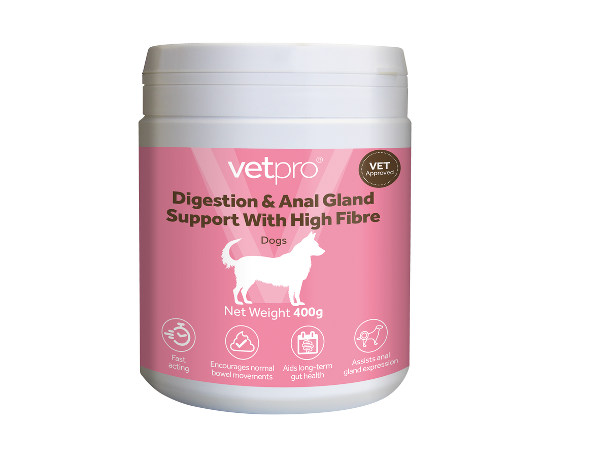 Vetpro Digestion & Anal Gland Support with high fibre