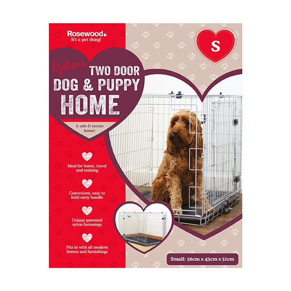 Rosewood 2 Door Dog/Puppy Homes (3 sizes)