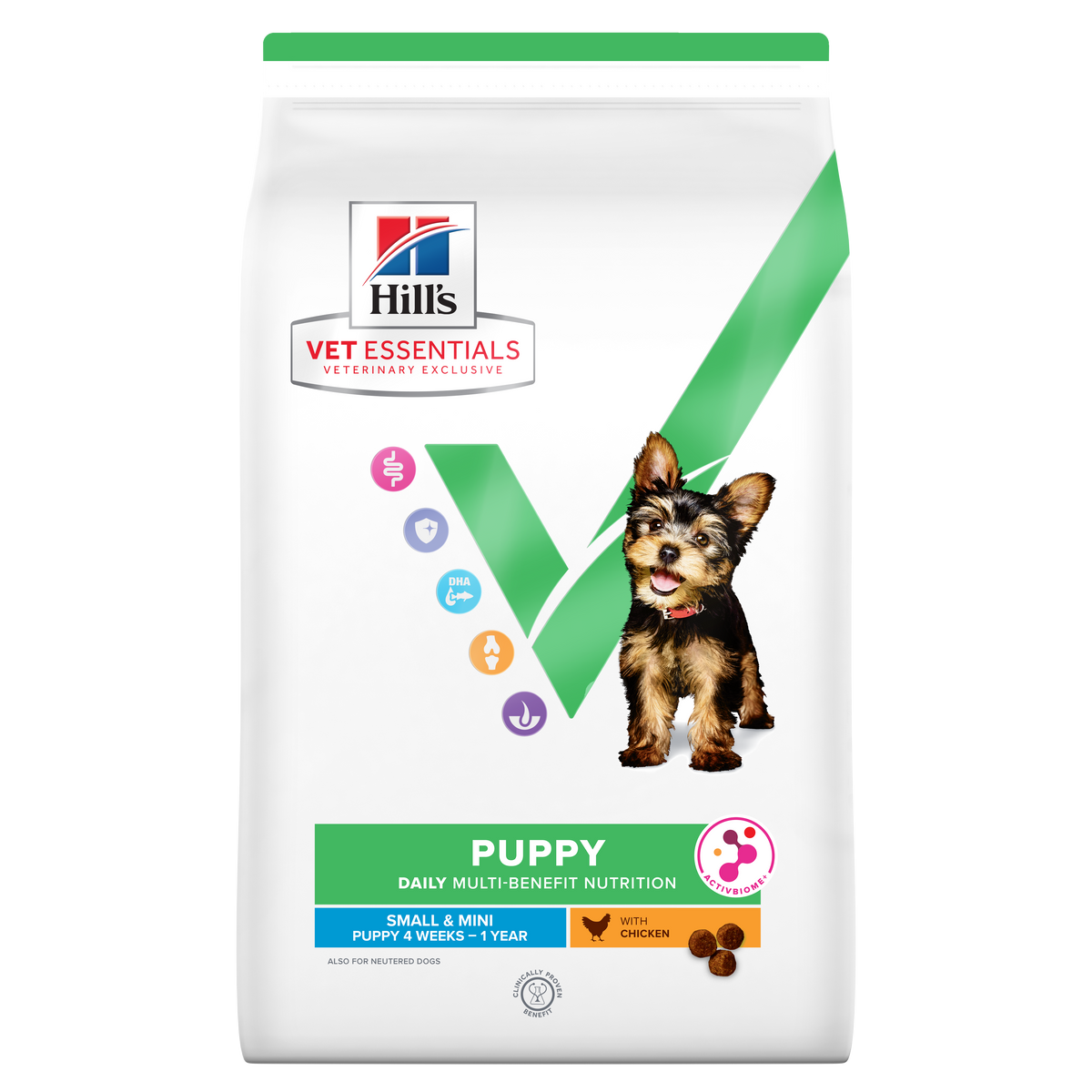Hill's™ VET ESSENTIALS™ MULTI-BENEFIT Small & Mini Dry Puppy Food with Chicken