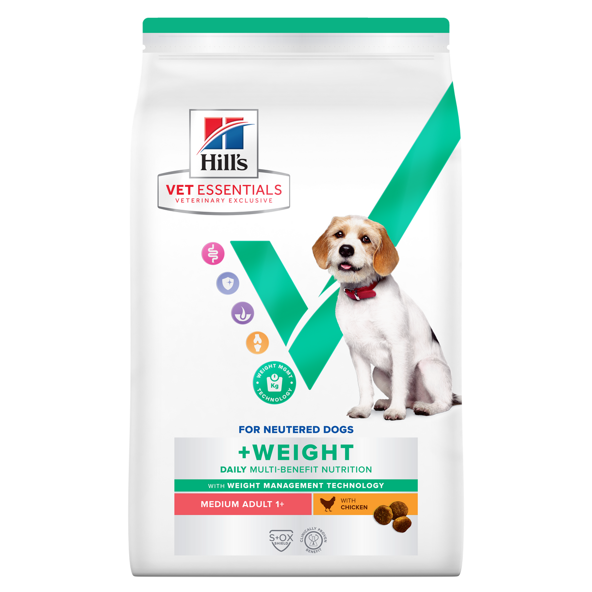 Hill's™ VET ESSENTIALS™ MULTI-BENEFIT + WEIGHT Adult 1+ Medium Dry Dog Food with Chicken