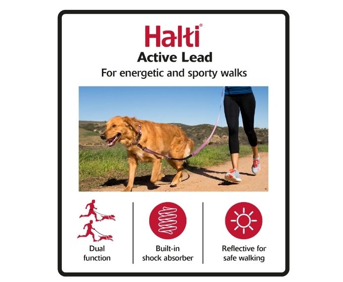 Halti Active Dog Lead Red Small