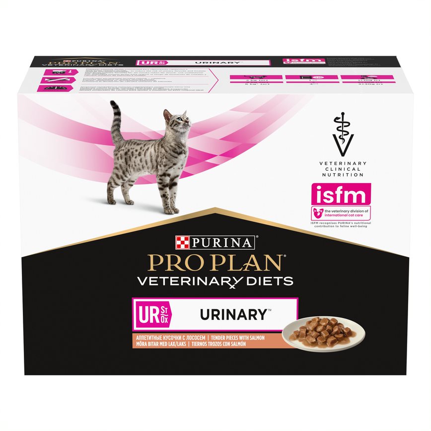PURINA® PRO PLAN® Veterinary Diets - Feline UR ST/OX Urinary - Salmon Tender Pieces in Gravy