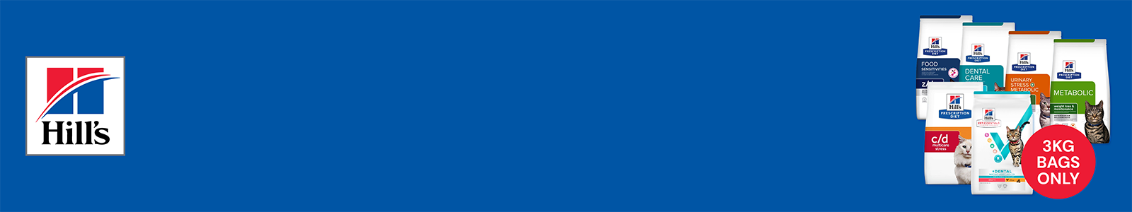 Save 33% on Hill's Feline 3kg Bags