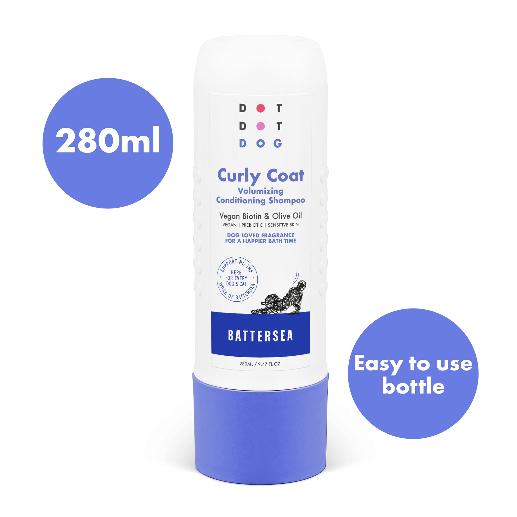 Battersea Volumizing for Curly Coat Dog Shampoo