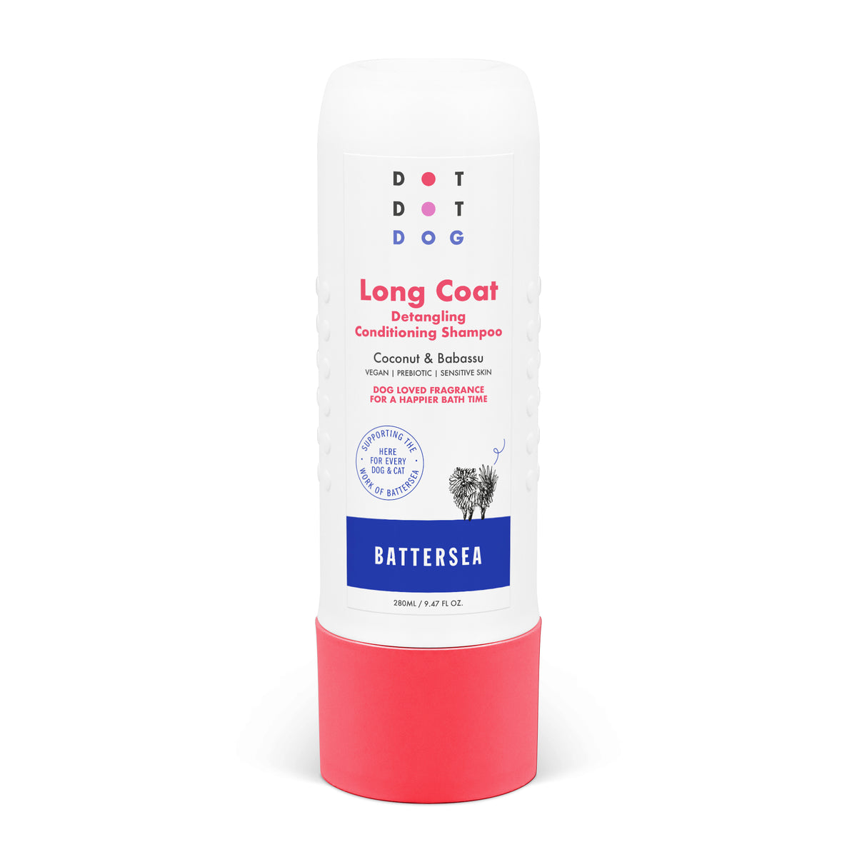 Battersea Detangling for Long Coat Dog Shampoo