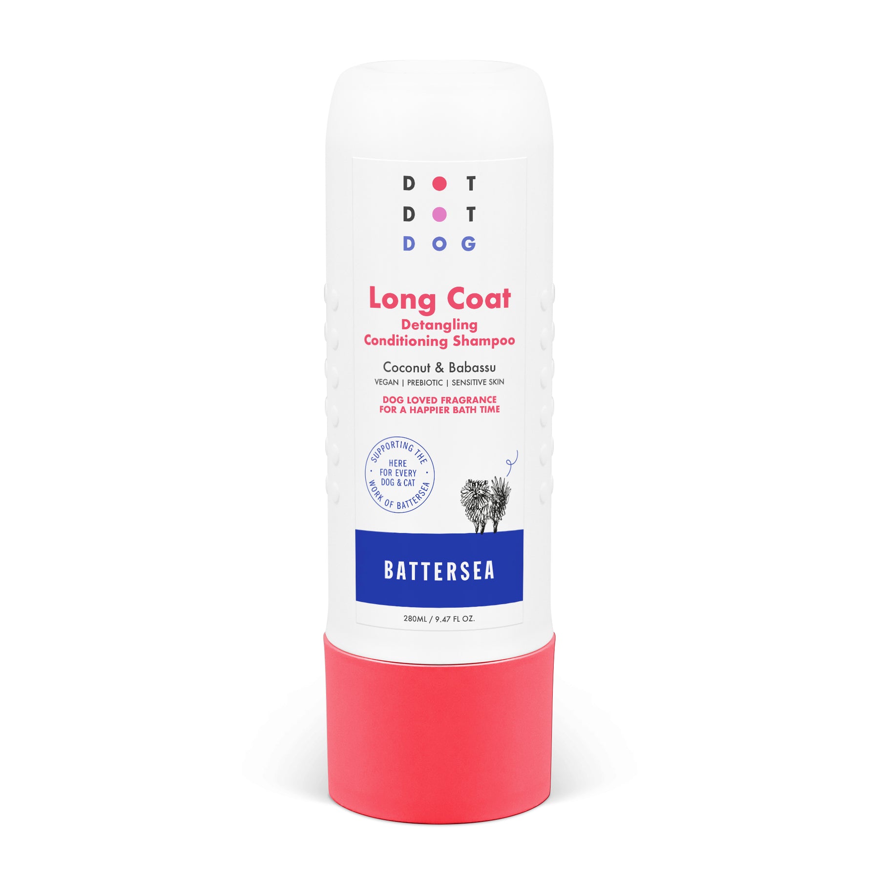 Battersea Detangling for Long Coat Dog Shampoo