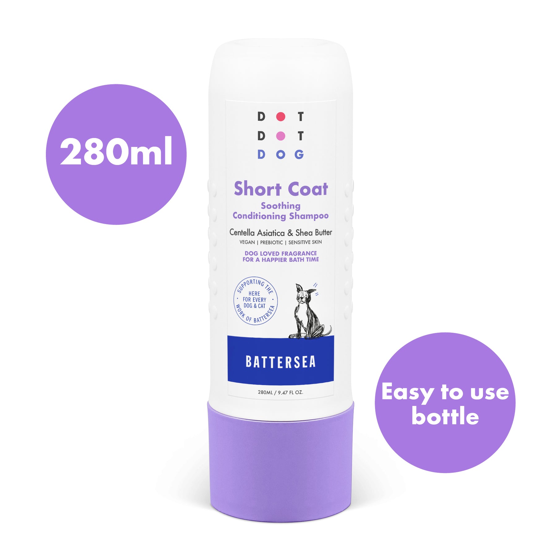 Battersea Soothing for Short Coat Dog Shampoo