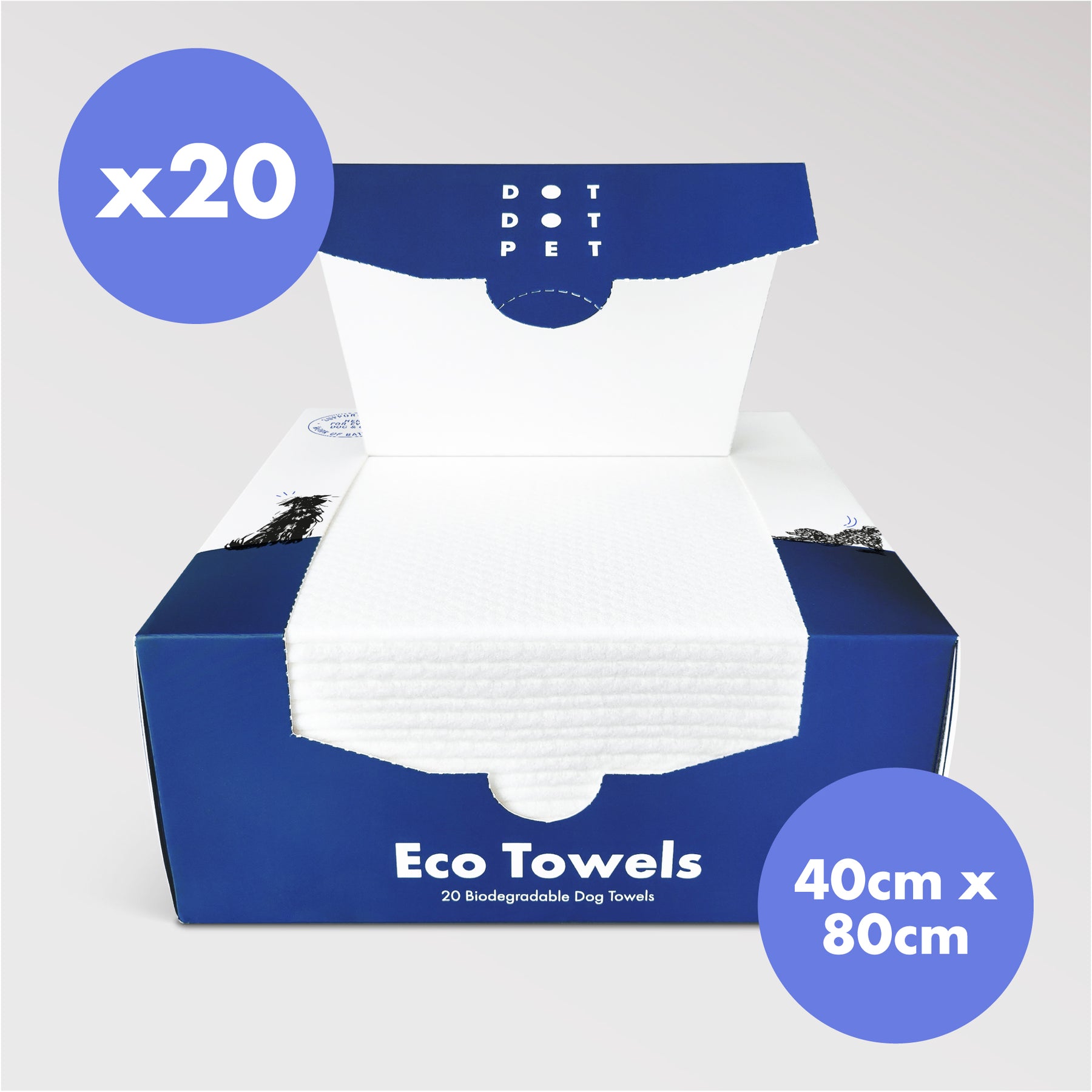 Battersea Eco Dog Towels (20pk)