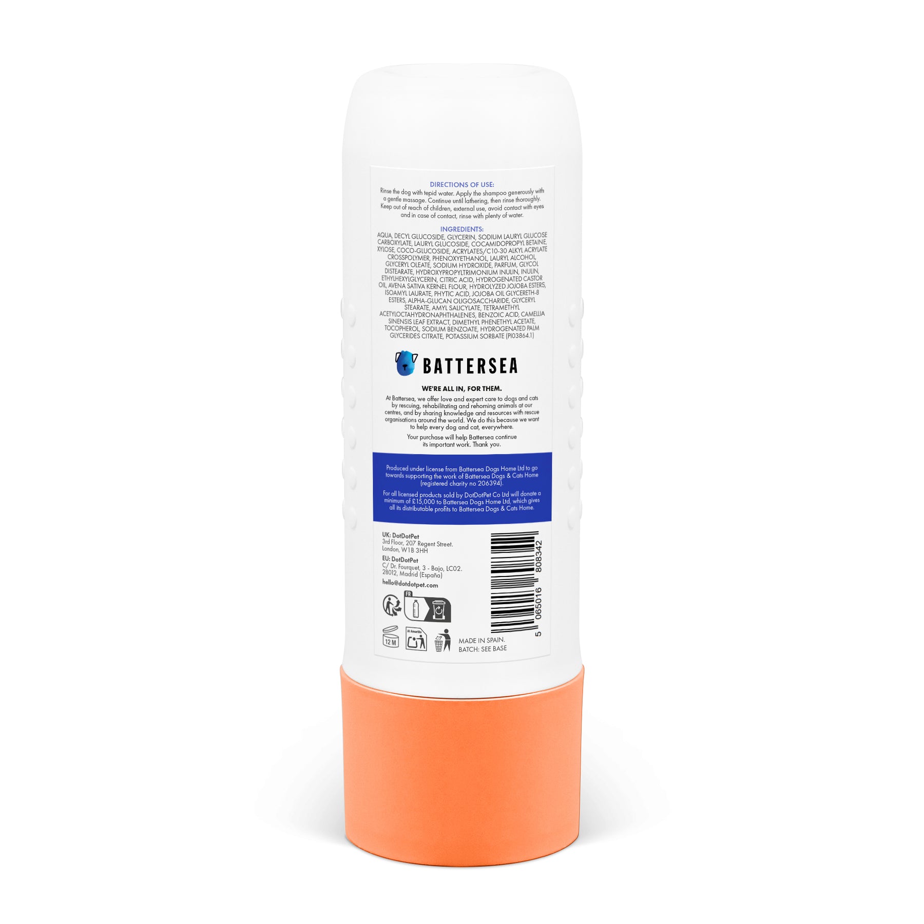 Battersea Deshedding for Double Coat Dog Shampoo