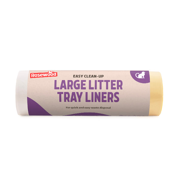 Rosewood Drawstring Litter Tray Liners 20pc Roll (2 sizes)