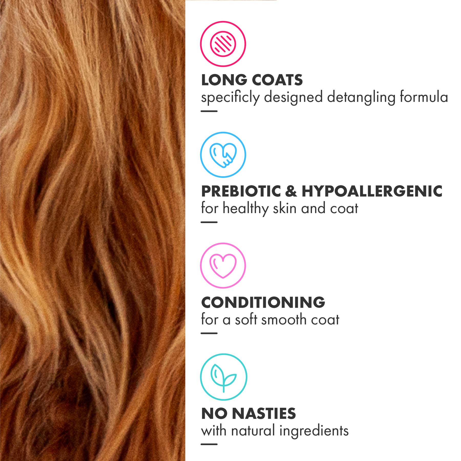 Battersea Detangling for Long Coat Dog Shampoo