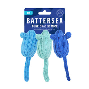 Battersea Tune Chaser Mice Cat Toy 3pc