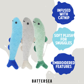 Battersea Daily Catch Cat Toy 3pc