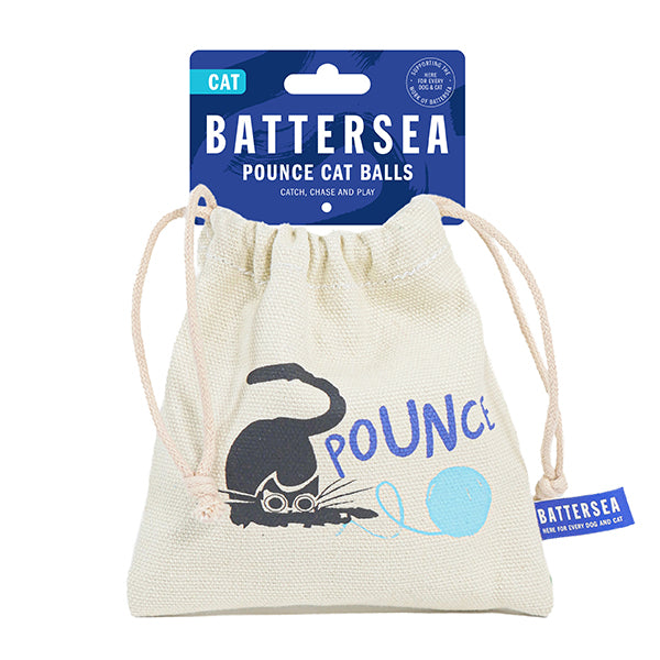 Battersea Pounce Cat Balls Cat Toy 4pc