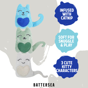 Battersea Catnip Cats Cat Toy 3pc