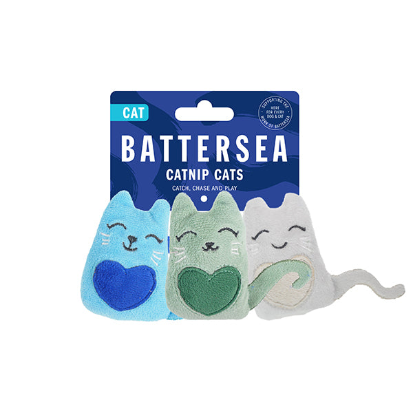 Battersea Catnip Cats Cat Toy 3pc