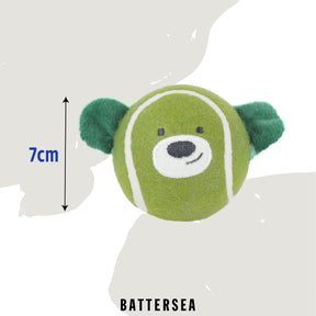 Battersea Rubber Ball Animals Dog Toy 2pc