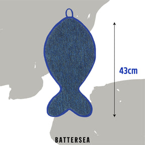 Battersea Fish Shaped Cat Scratcher Mat
