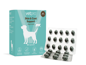 Vetpro Healthy Skin & Glossy Coat - 90 capsules