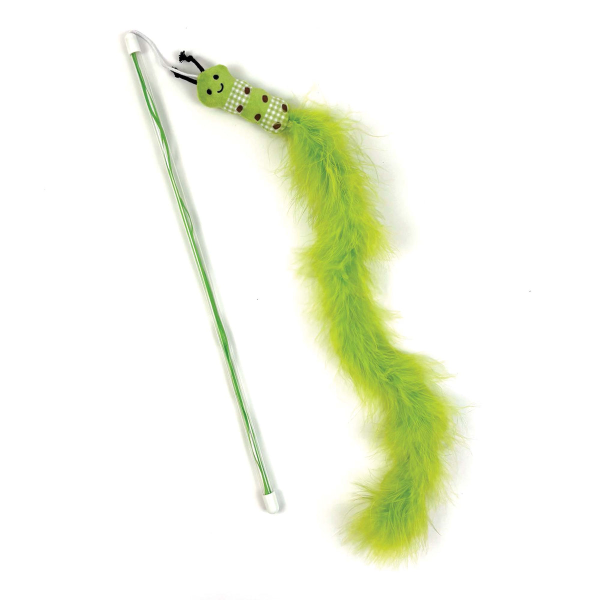 Tabby Patch Extra Long Caterpillar Cat Teaser
