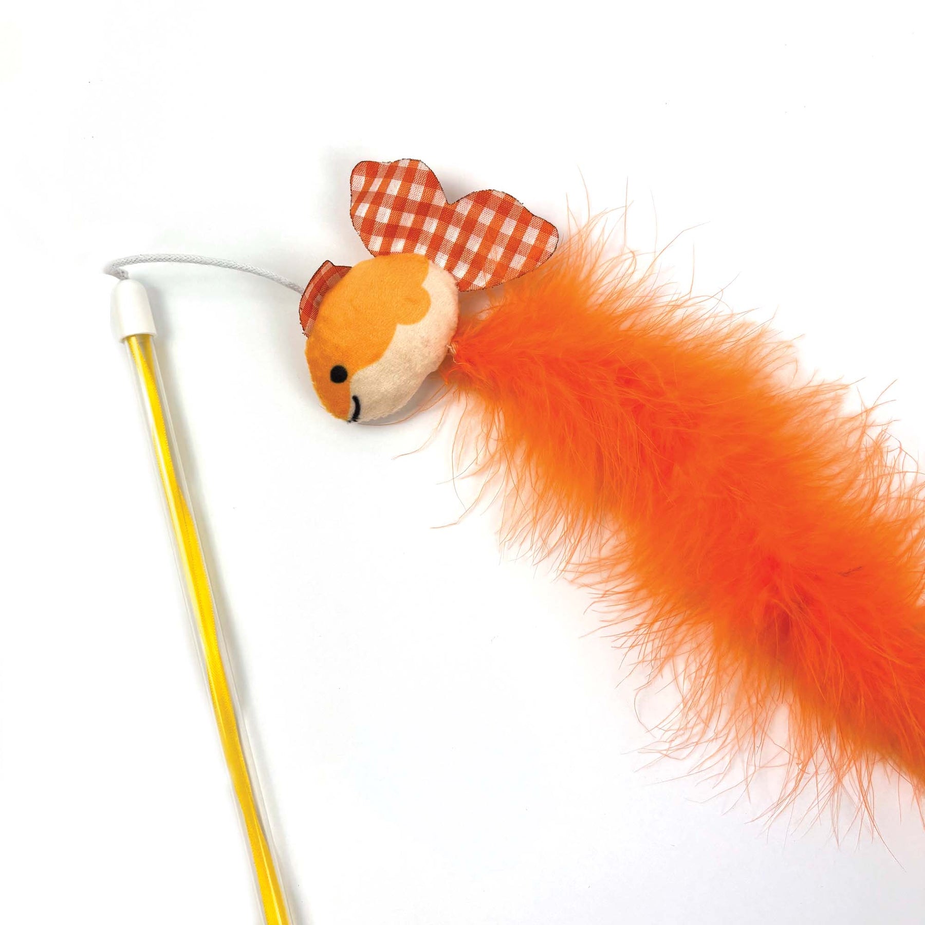 Tabby Patch Extra Long Goldfish Cat Teaser