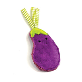 Tabby Patch Catnip Aubergines 2Pk